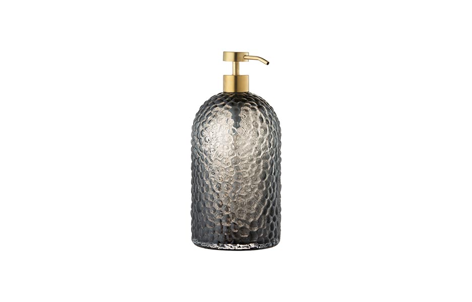 ARURA Dispenser_Black_Gold, Ø10.7x20cm, 508049000016