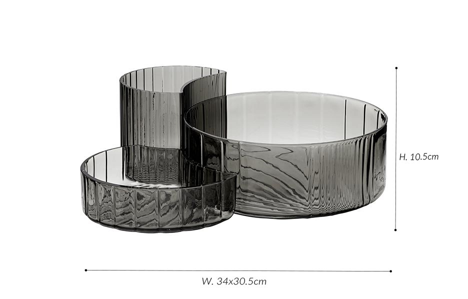 CONCHA Bowls set3, 34×30.5×10.5cm, 503940002081