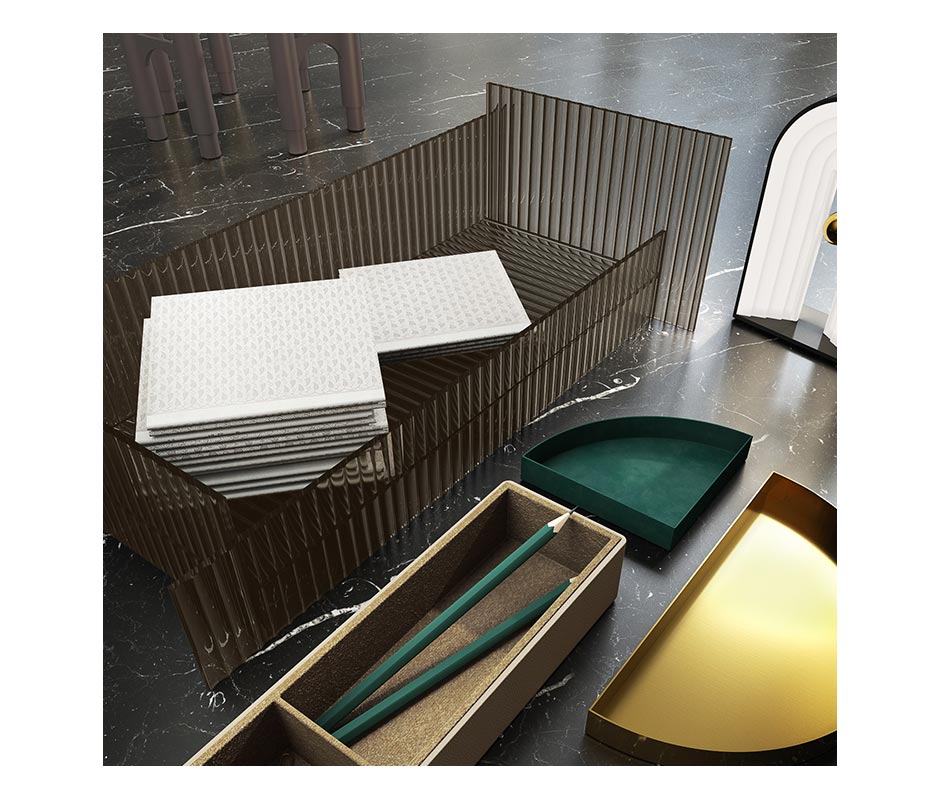 FLOS Dish-Taupe, 50x25x15cm, 505360044083