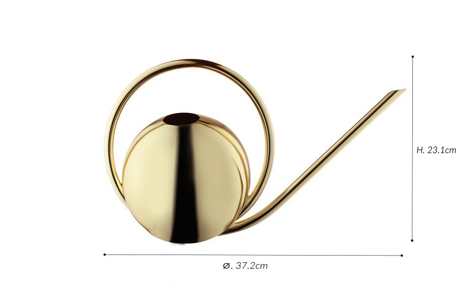 GLOBE watering can_Gold, Ø37.2x17x23.1cm, 508090005082