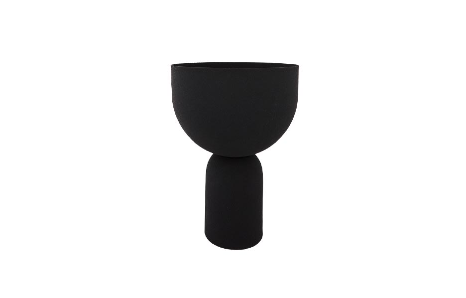 TORUS Flowerpot_Black, Ø22×30.6cm, 506239002013