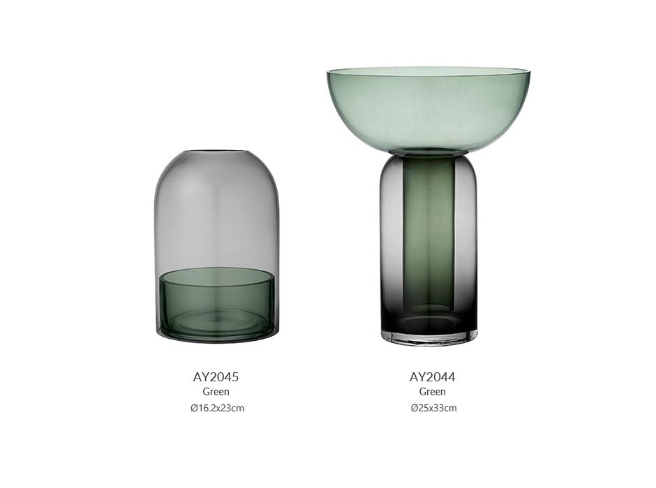 TORUS vase_Black-Forest, Ø25x33cm, 502809002013