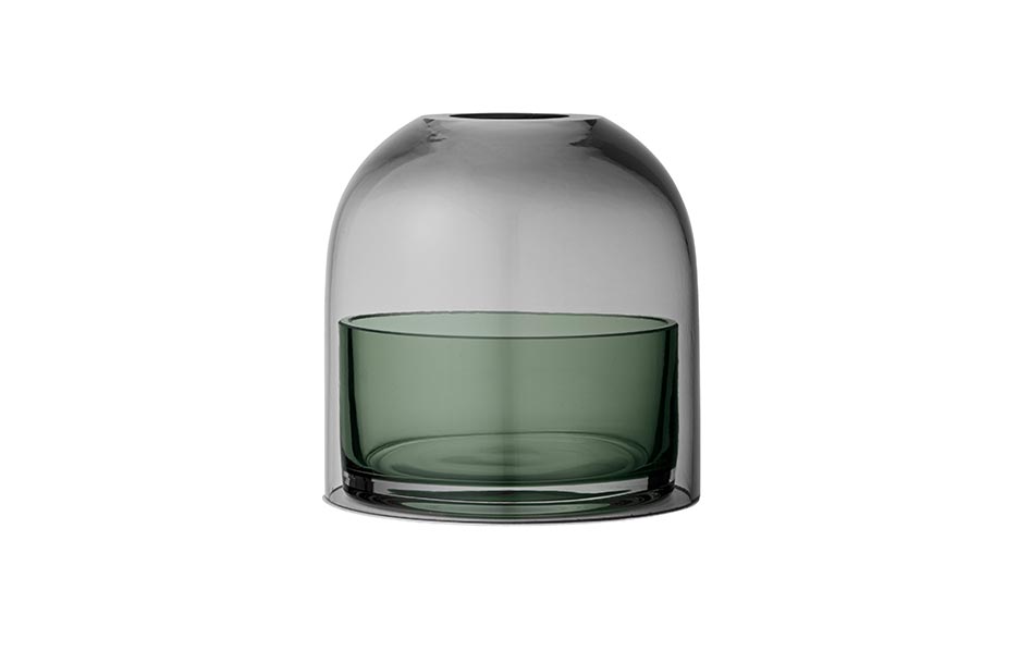 TOTA Lantern Tealight_Black
 & Forest, Ø9.8×10.3cm, 500889001010