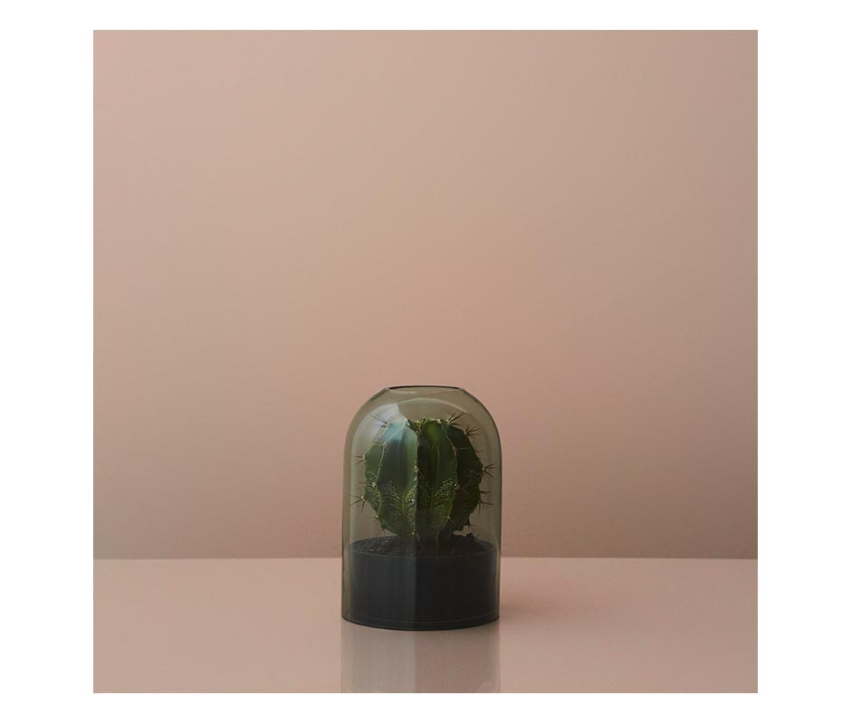 TOTA Lantern Tealight_Black
 & Forest, Ø9.8×10.3cm, 500889001010
