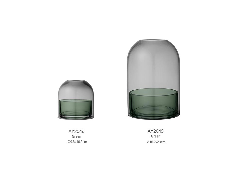 TOTA Lantern Tealight_Black
 & Forest, Ø9.8×10.3cm, 500889001010