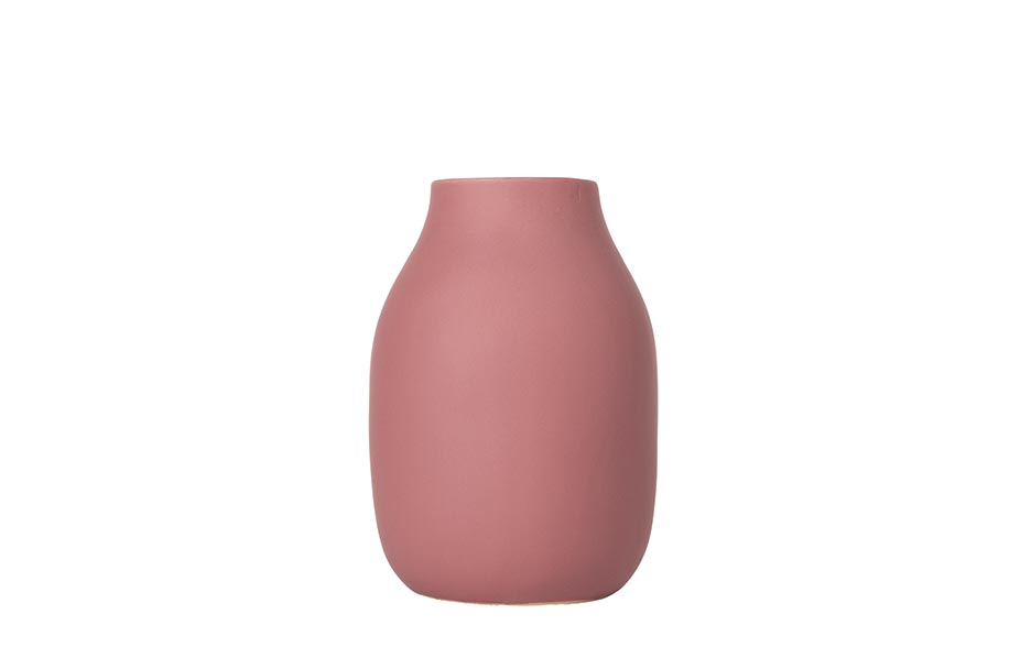 Vase COLORA, Red, Ø14x20cm, 65703
