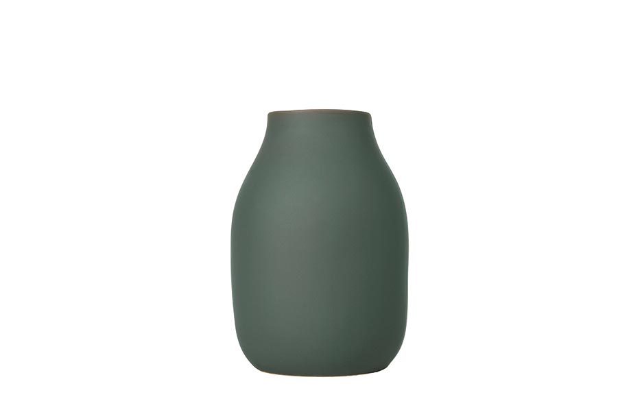 Vase COLORA, Green, Ø14x20cm, 65704