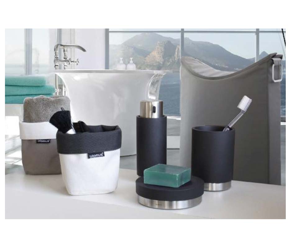 Soap Dispenser ARA, Brown, Ø6×7.5x17cm, 68856