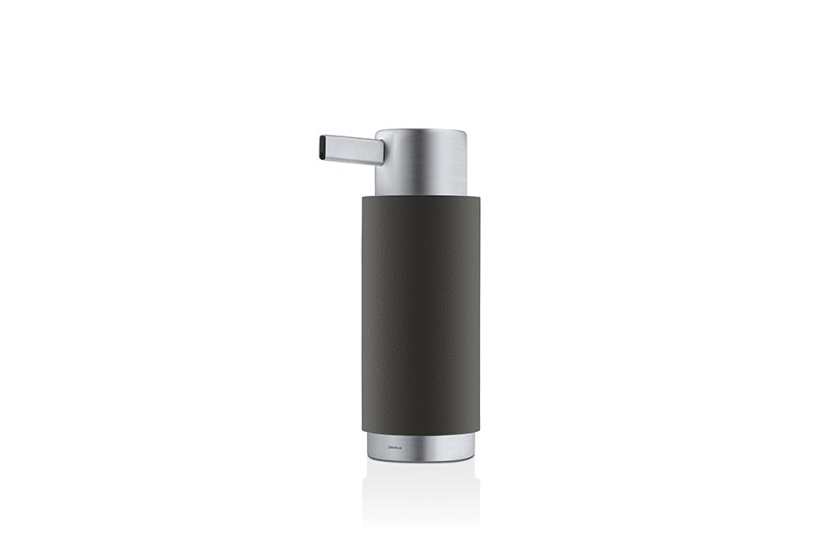 Soap Dispenser ARA, Grey, Ø6×7.5x17cm, 68861
