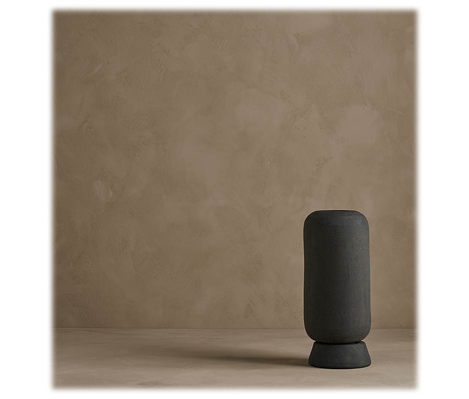 Kabin Small, Black, Ø12x33cm, 111039