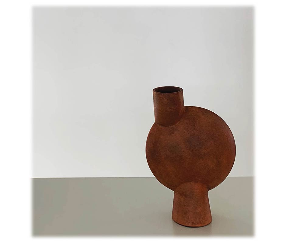 Sphere Bulb medio, Terracotta, 19x8x26cm, 111173
