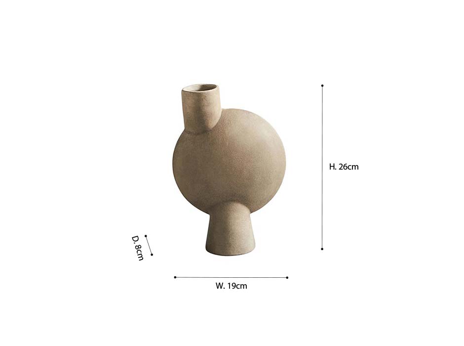 Sphere Bulb medio, Taupe, 19 x8x26cm, 111174