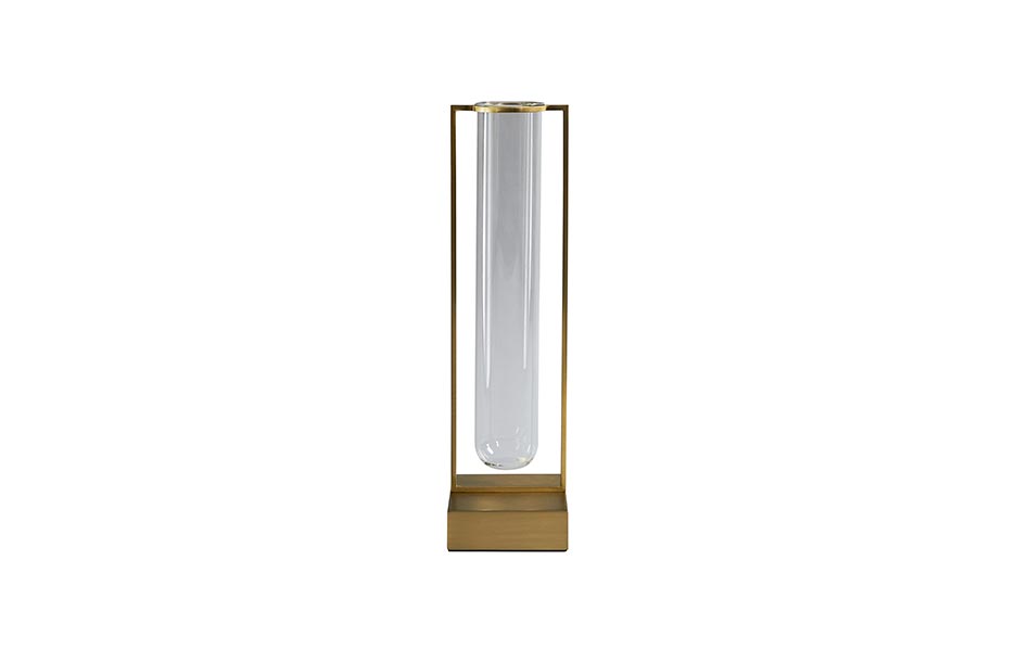 Tate Vase, Big, Brass, Ø17xH66cm, 111114