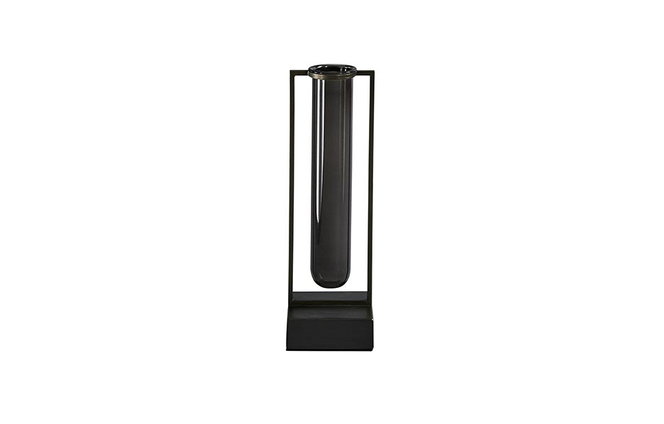 Tate Vase, small, Black, Ø10xH32cm, 111189