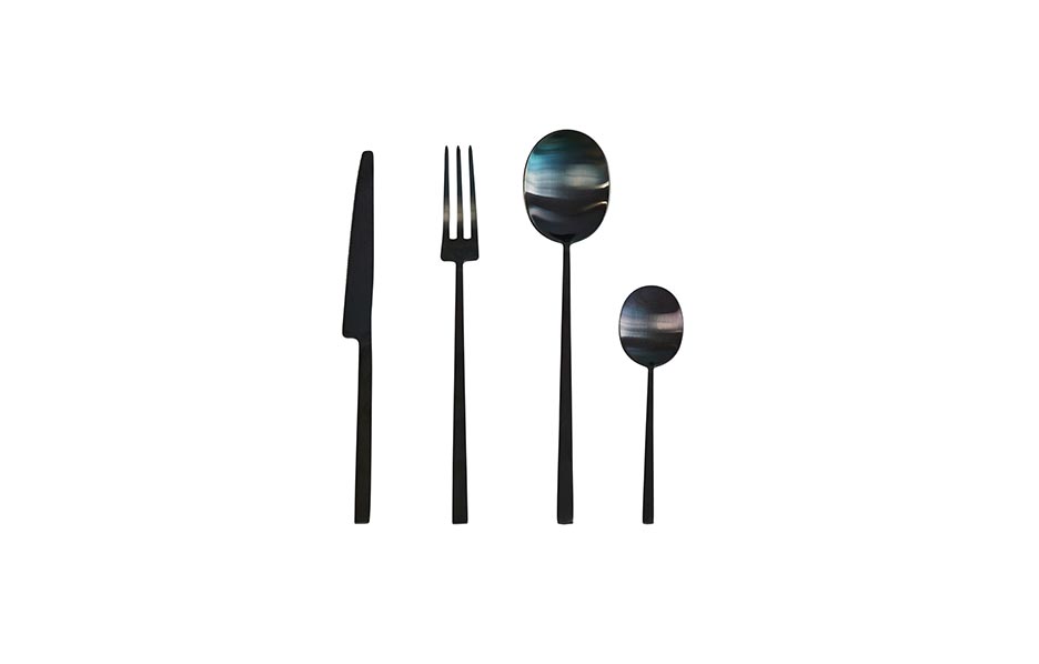 Kogei Cutlery Set, Black, 011309