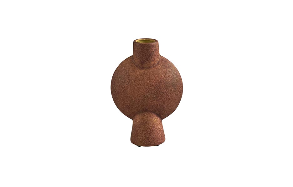 Sphere Vase Bubl, Mini
 – Terracotta, 14x6xH19cm, 203010