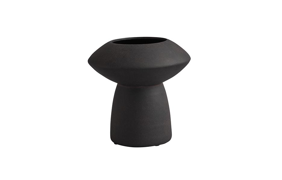 Sphere Vase Fat
 – Coffee, Ø24xH23cm, 203012