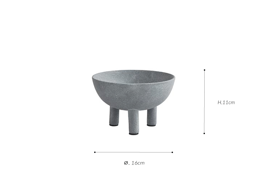 Duck Bowl, Big
 – Light Grey, Ø16xH11cm, 203001