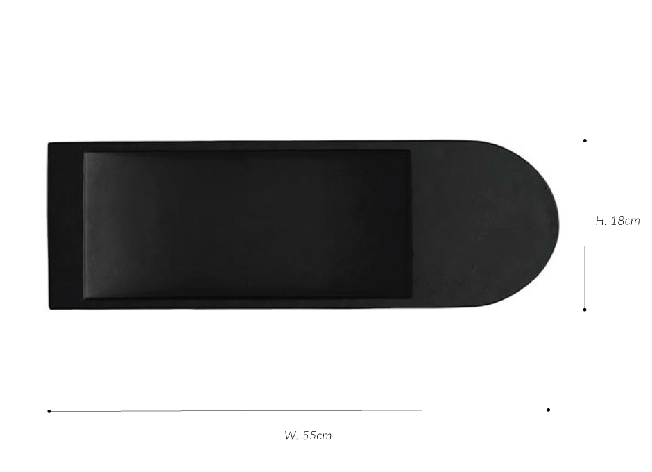 Geta Tray 
– Coffee, 55X18XH6.5cm, 211012