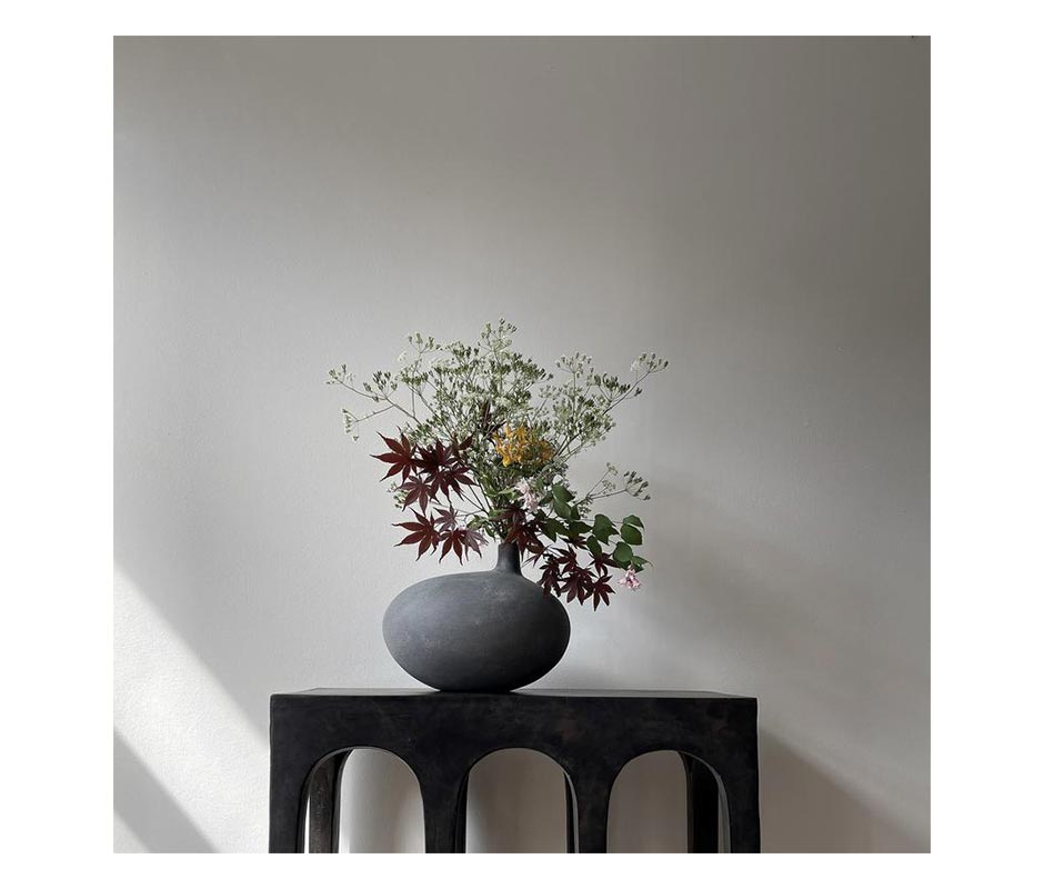 Submarine Vase, Small – Dark Grey, 32x22xH25cm, 011288