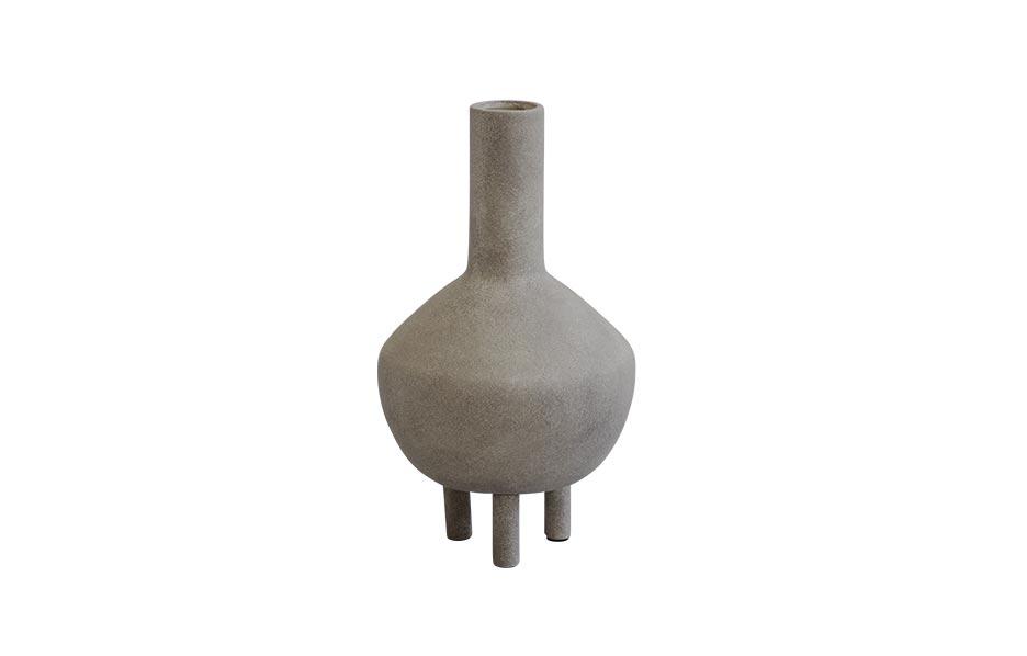 Duck Vase, Fat
 – Taupe, Ø21xH35.5cm, 213045
