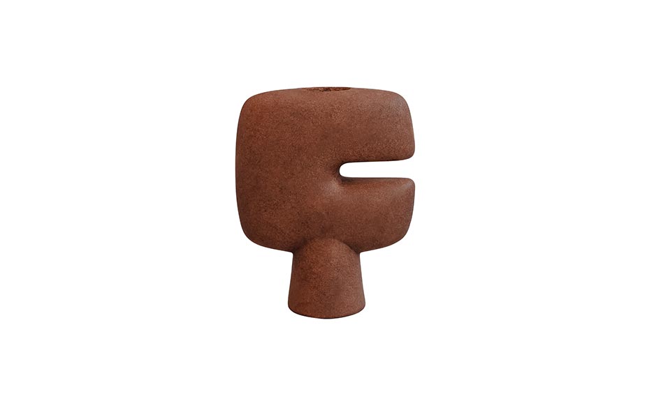 Tribal Vase, Mini 
– Terracotta, 20x8xH25cm, 214002