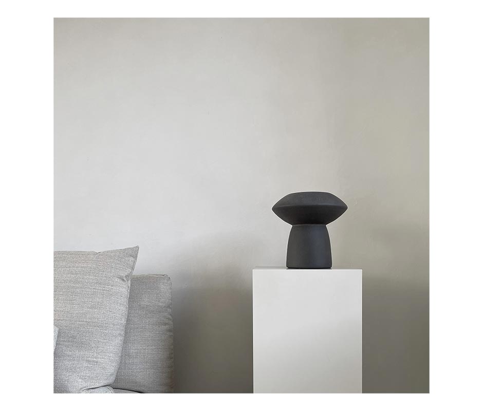 Sphere Vase Fat 
– Coffee, Ø24xH24cm, 203012