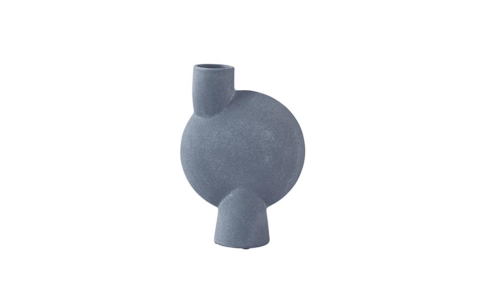 Sphere Vase Bubl, Medio – Light Grey, 18x8x26cm, 203006