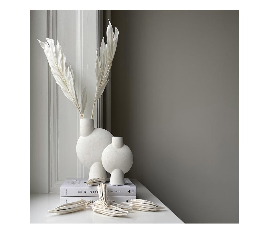 Sphere Vase Bubl,
 Mini – Bubble White, 14x6xH19cm, 202003