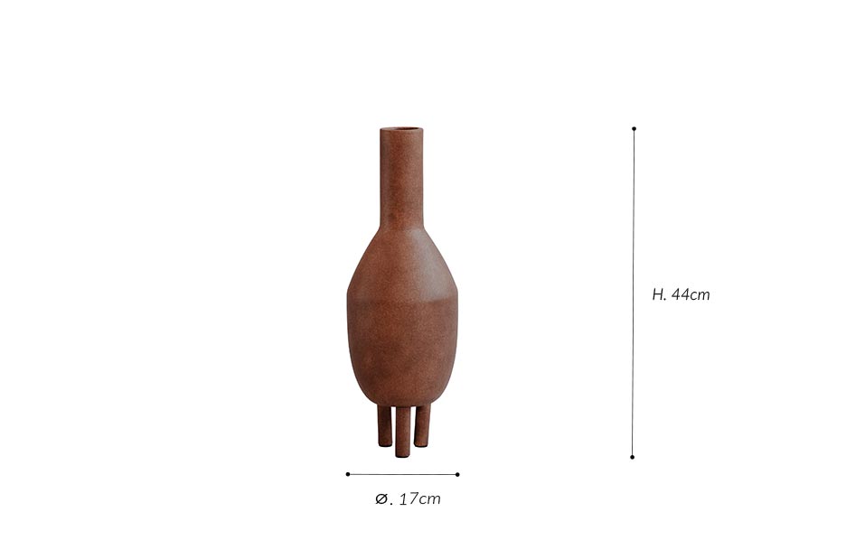 Duck Vase, Slim
 – Terracotta, Ø17x44cm, 213044