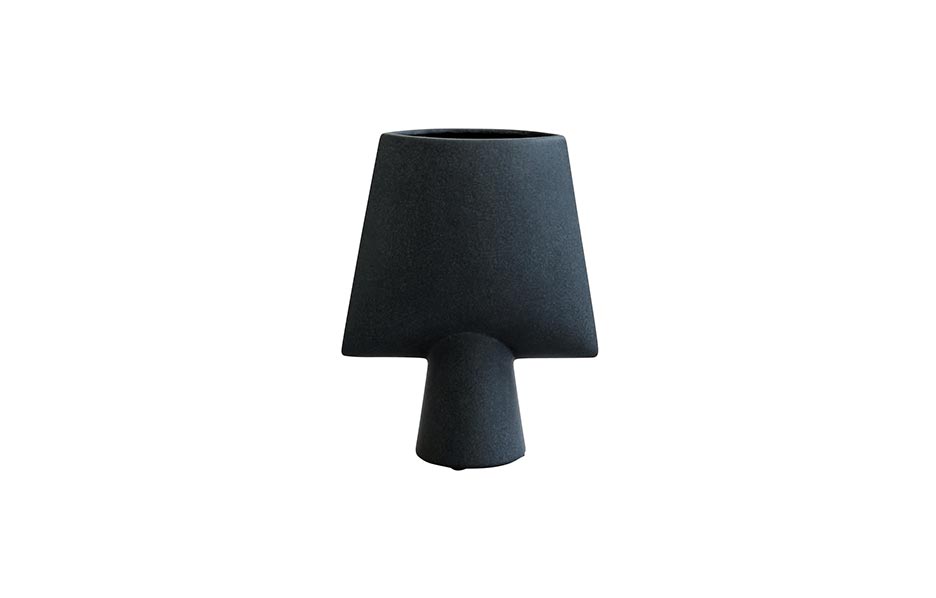 Sphere Vase Square, 
Mini – Black, 14x5xH25cm, 213022