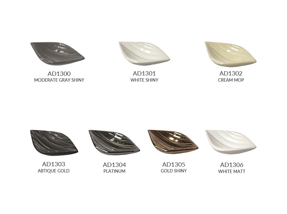 CROTON LEAF DISH L, WHITE, K0601047