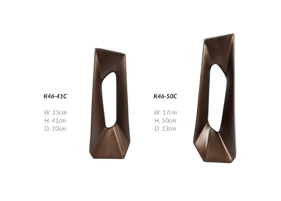 Double Cube, Coffee Gold , 15 x 10 x 41cm, K46-41C