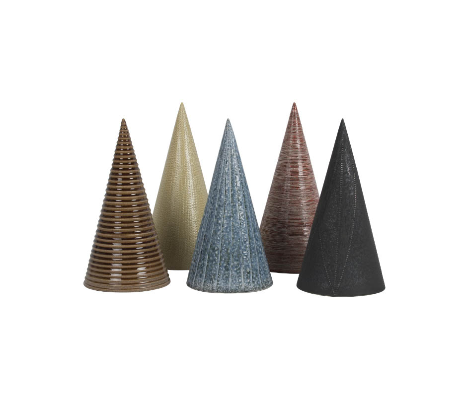 Cone, Red, 16x16x30cm, 5155F/113
