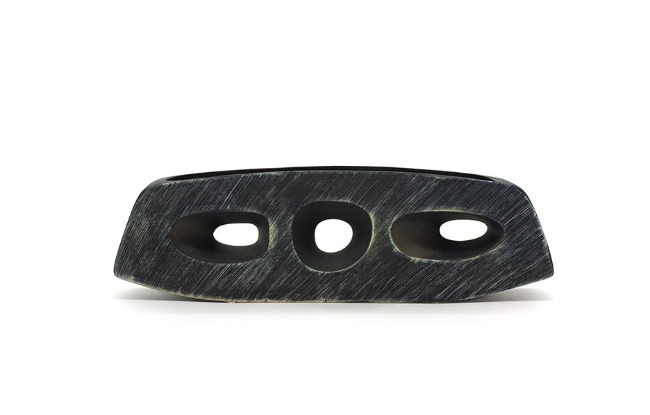 Hole Vase, Black, 51.2x8x15.6cm, 11211/398P