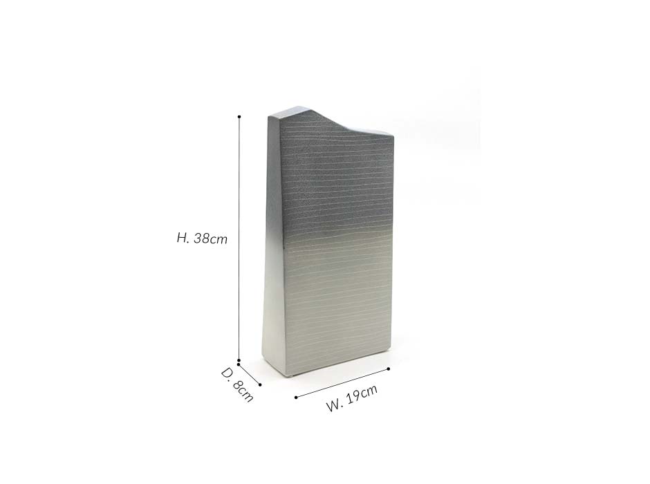 Vase-Small-Blue, Blue, 19x8x38cm, 10629F