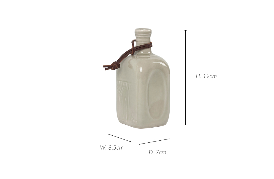 Bottle, Green, 19cm, 5828-19