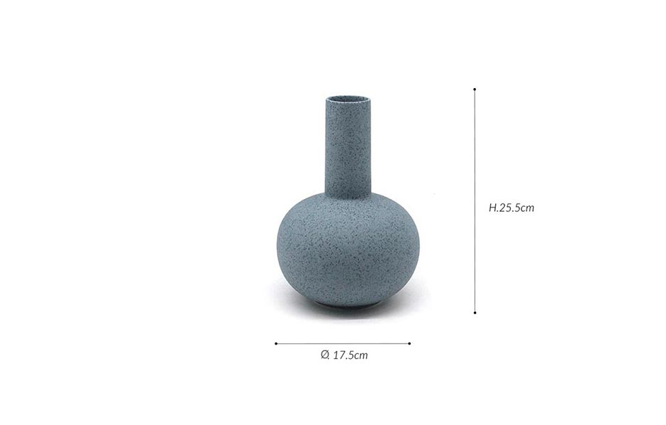 Be Old Vase, Sky Blue, Ø17.5×25.5cm, 7975