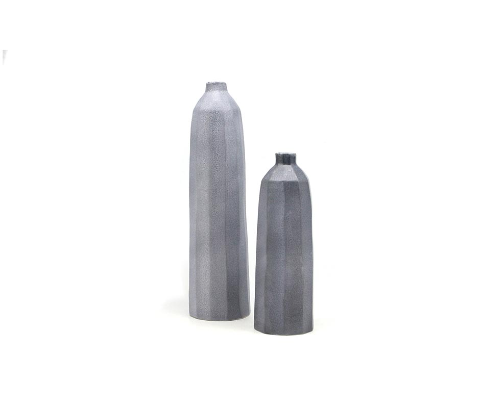 June Vase, Blue, Ø10x27cm, 8551