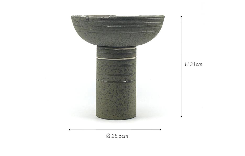 Grace Centerpiece, Gray, Ø28.5x31cm, 8214