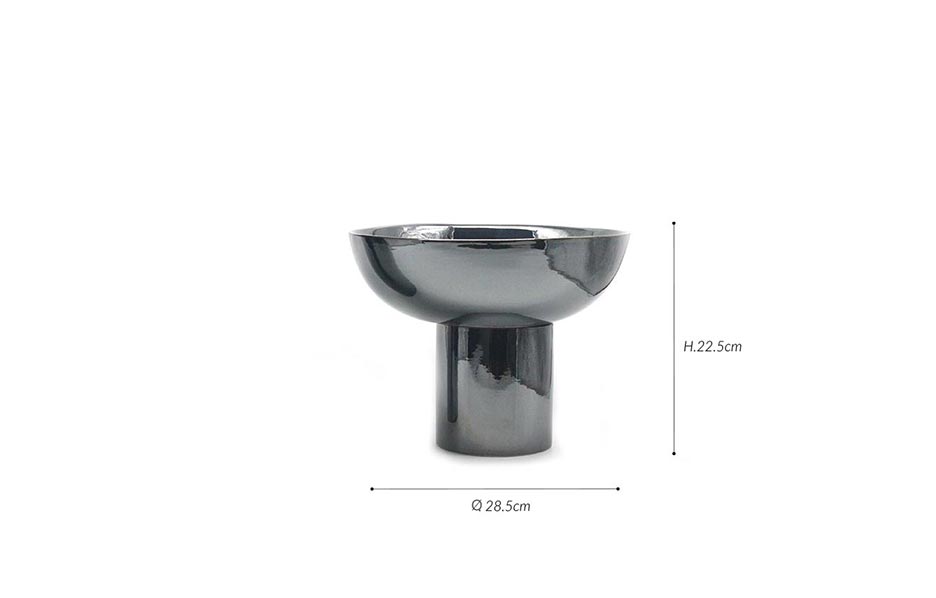 Grace Centerpiece, Platium, Ø28.5×22.5cm, 8216