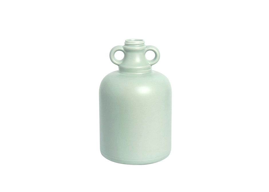 POVINHO POT SS WITH HANDLE, Matt Green, Dia. 13.6 x 22.7cm, 1320