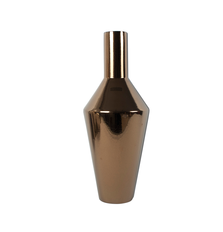 CANECO VASE BS, Metalized Gold, Dia. 20 x 52cm, 1713