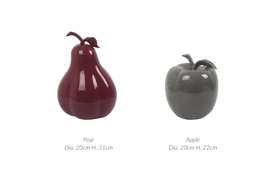 PEAR, Bordeaux, 20 x 20 x 31cm, 2280