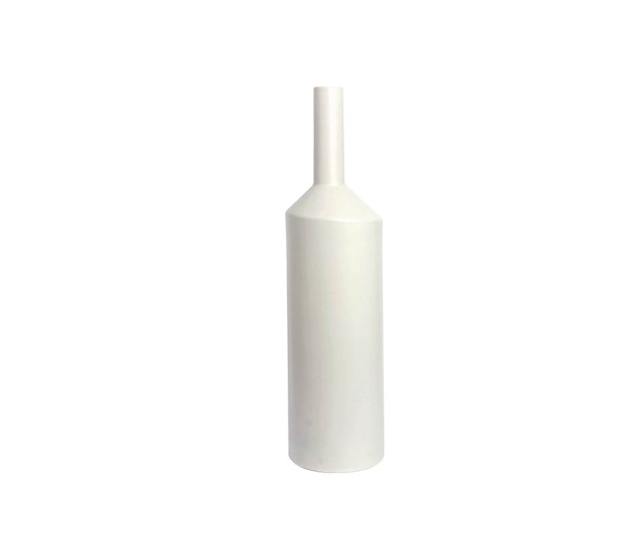 Bottle Vase Bg, Matt Grey, 12.5 x 48cm, 2493