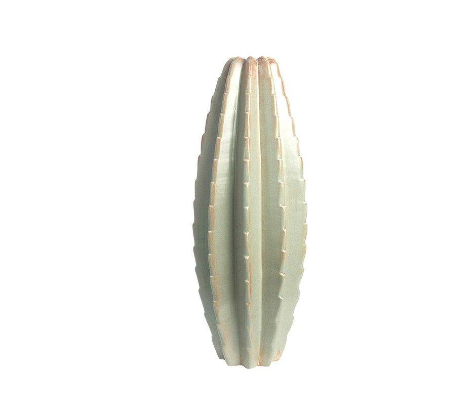 Cactus Vase Bg, Reactive Stone, 17 x 50cm, 2515