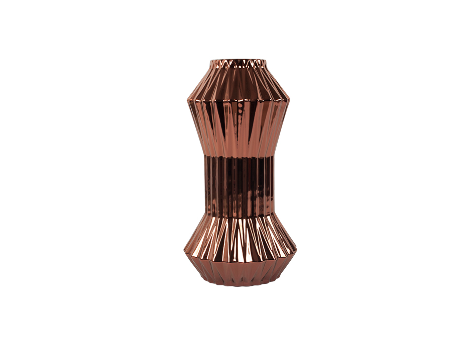 VASE NO4, Real Copper, Dia. 18 x 35cm, HL004.VBT.VD02256