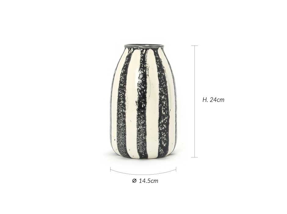 Medium Pot Electric, DARK GREY, Ø14,5x24cm, 5961