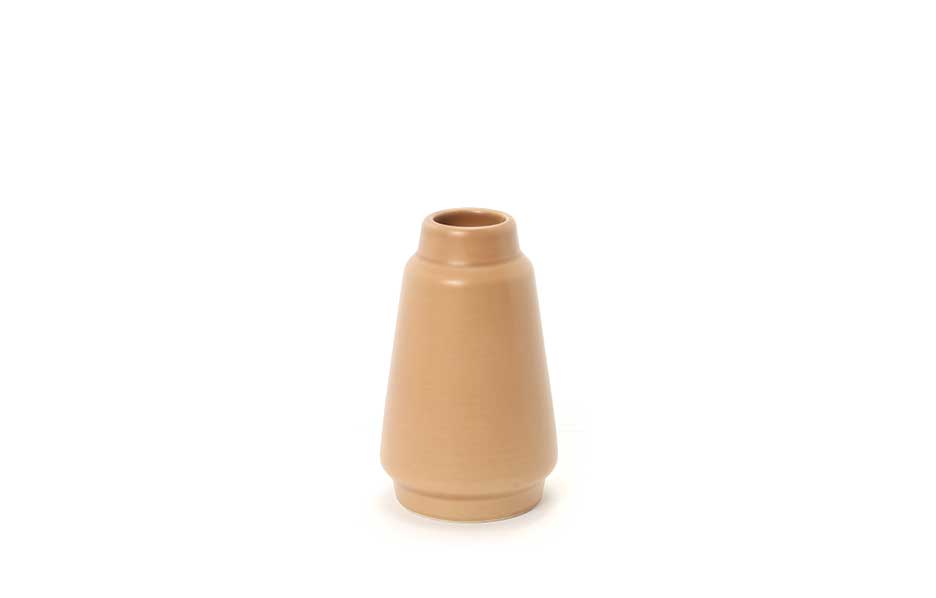 Link Mini Vase Md, LIGHT BROWN, Ø7,5x12cm, 2551Mini