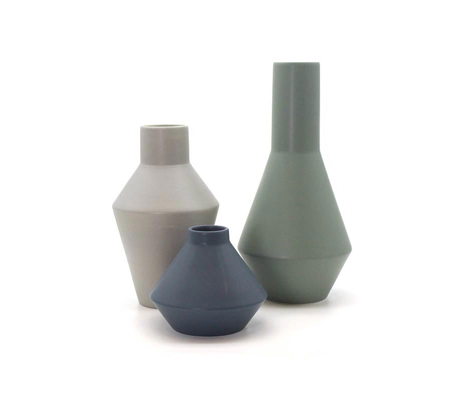 Caneco Vase (S), Blue, Ø16.5×14.3cm, 1709